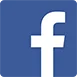 Facebook logo icon, white letter F on blue square background